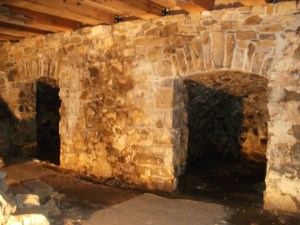 Root Cellars under Barn Bank