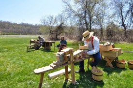 Wood workers and reed workers